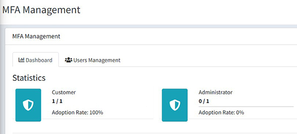GP247 Admin Interface - Setup/Manage MFA