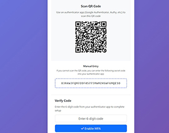 Multi-Factor Authentication Process on GP247